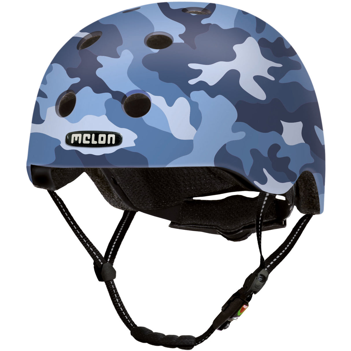 Melon Helm Urban Active Camouflage bleu