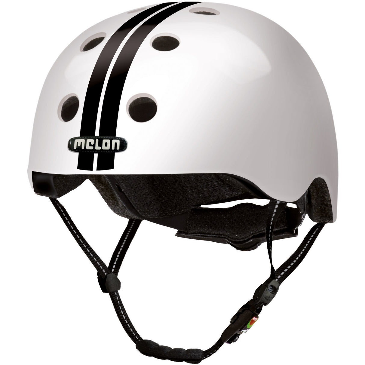 Melon helmet urban active straight black white xl-2xl