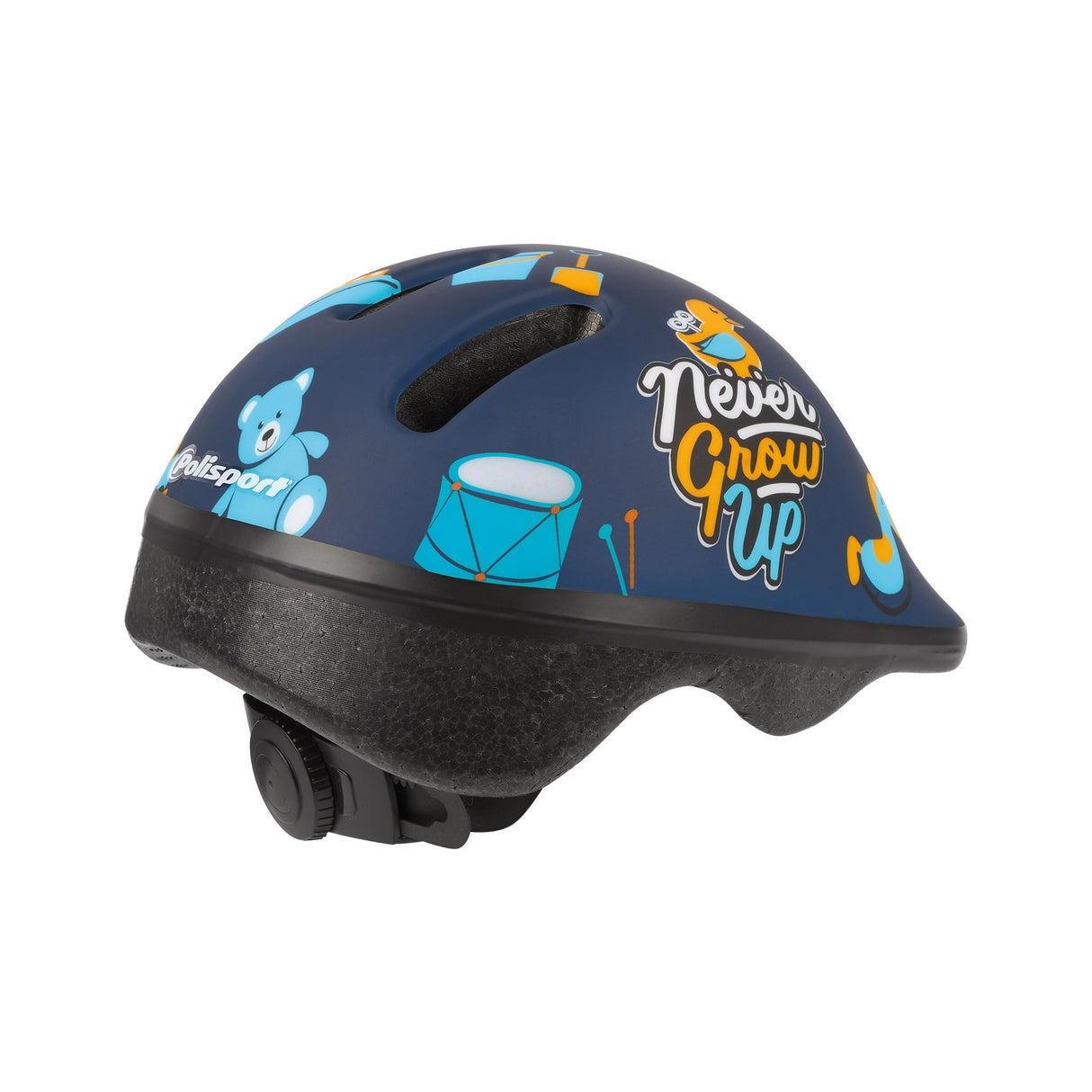 Polisport Kinderhelm Toys. maat: XXS (44 48 cm), kleur: Blauww mat