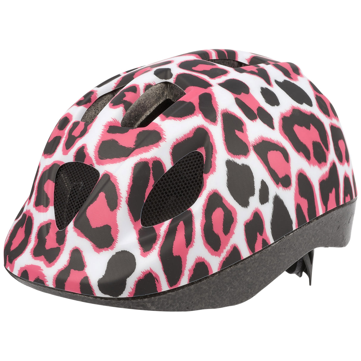 PoliSport Kinderhelm Pinky Cheetah. Velikost: xs (46 53 cm), barva: belo roza