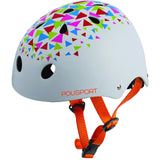 Casco de bicicleta Urban Radical Sport S 53-55cm Triángulos White Goudanje