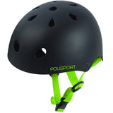 Polisport Urban Radical Bicycle Casque S 53-55cm Graffiti Black Green