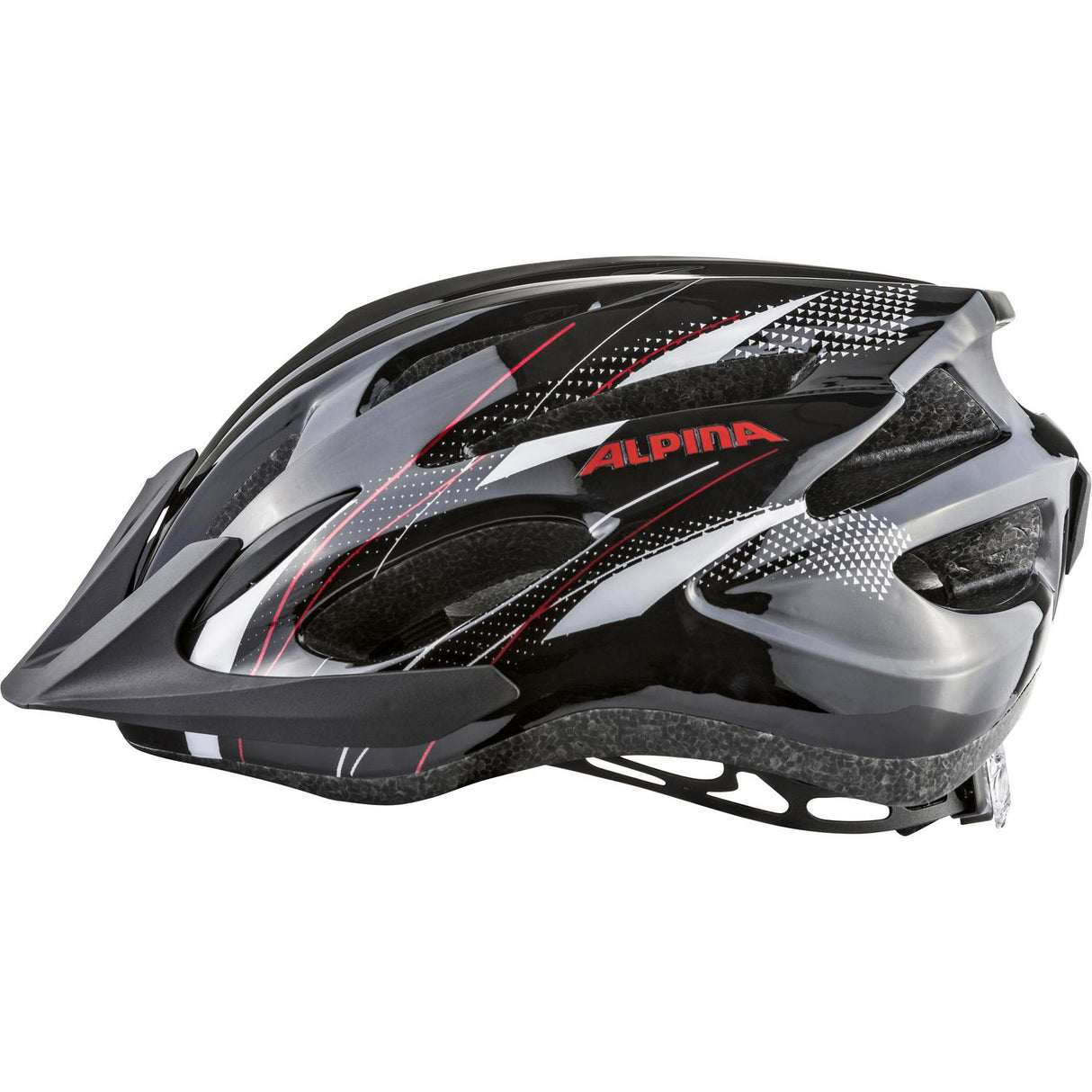 Alpina sports MTB helmet mtb17 54-58 gloss black white red