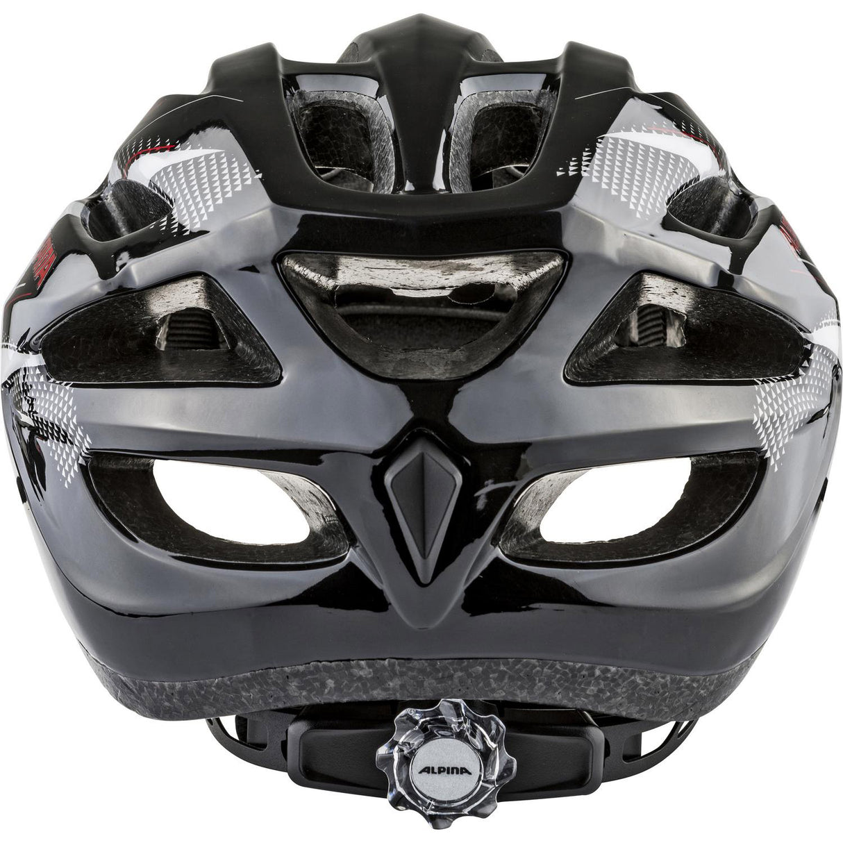 Alpina sports MTB helmet mtb17 54-58 gloss black white red