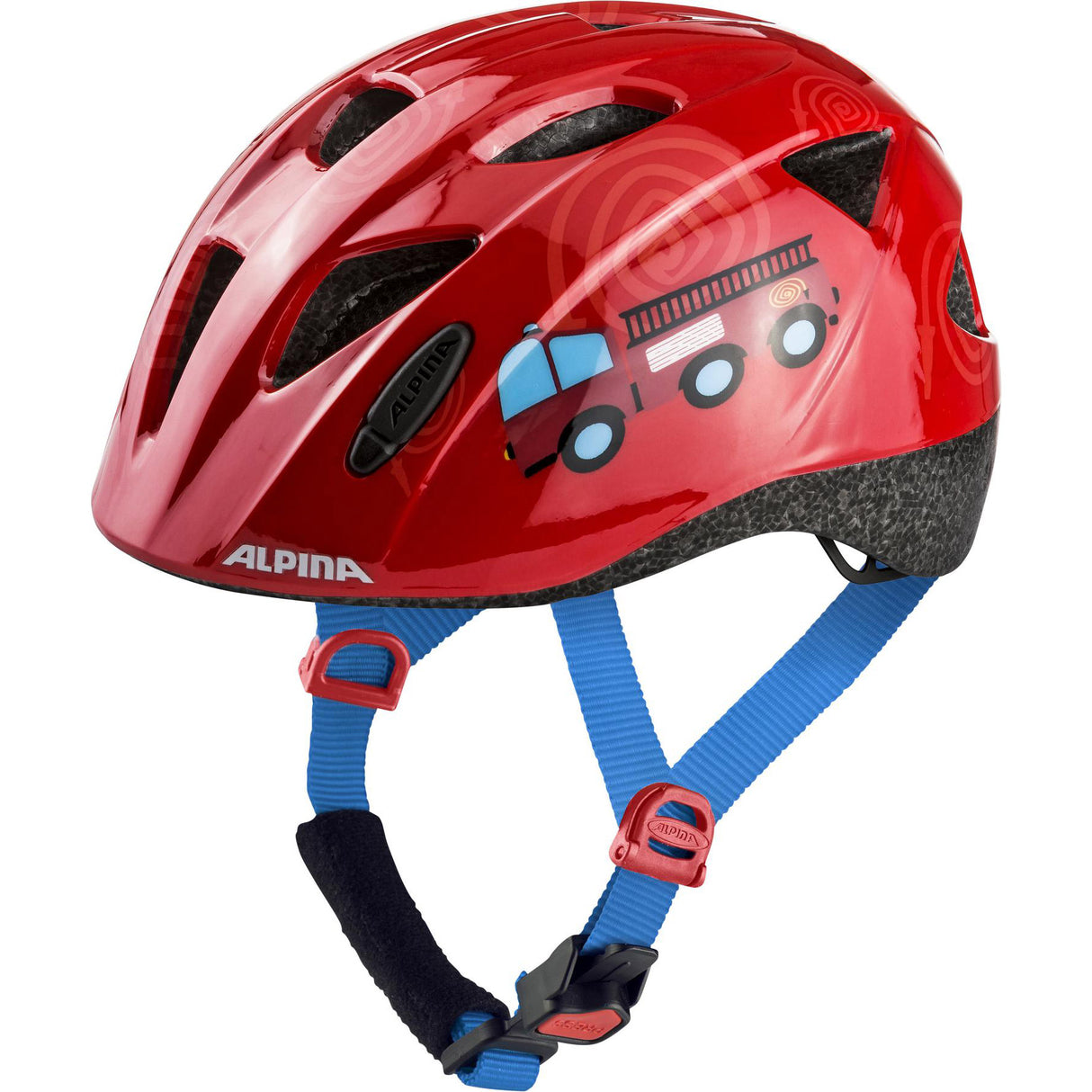 Alpina sports children's helmet ximo firefighter 45-49 gloss