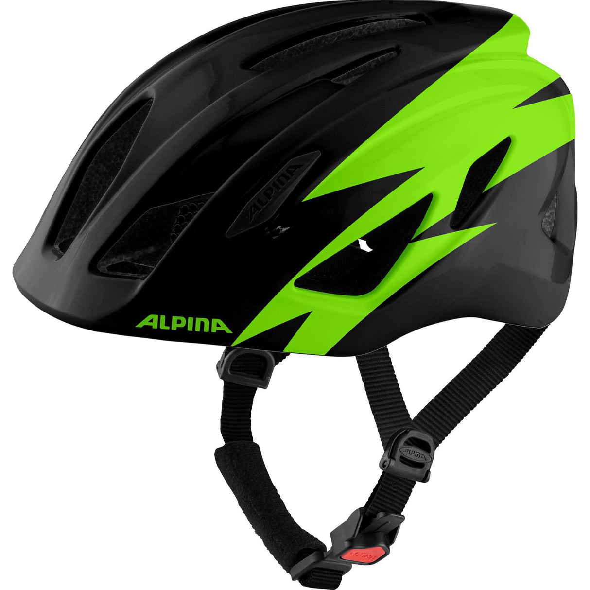 Olympisk sportkläder sport Kinderhelm Pico 50-55 Gloss Black Green