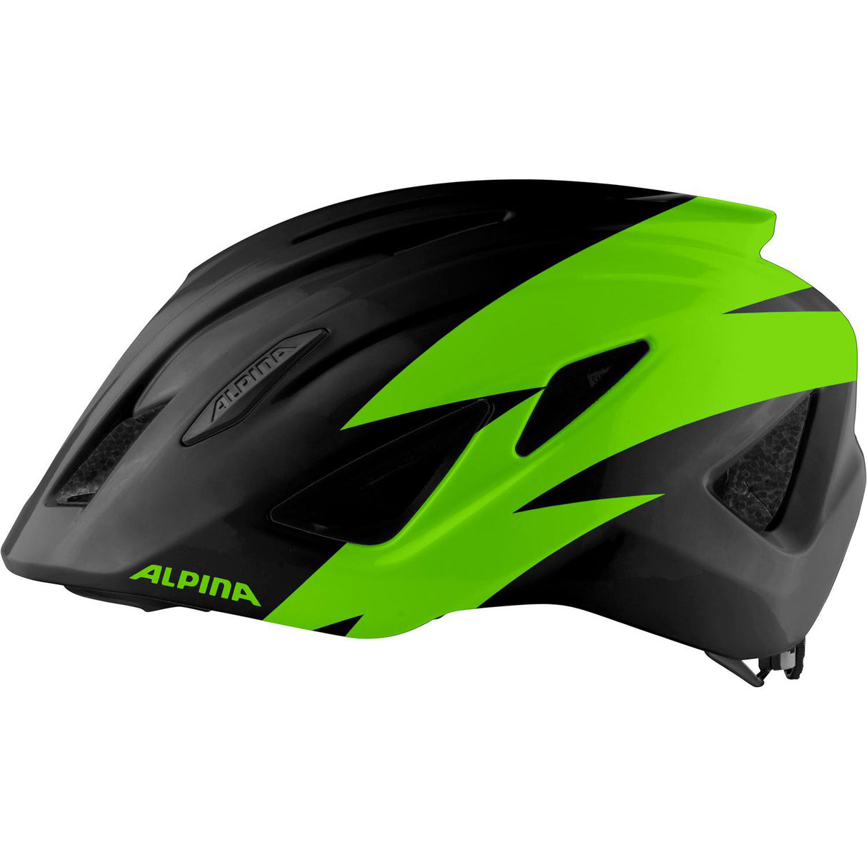 Olympisk sportkläder sport Kinderhelm Pico 50-55 Gloss Black Green