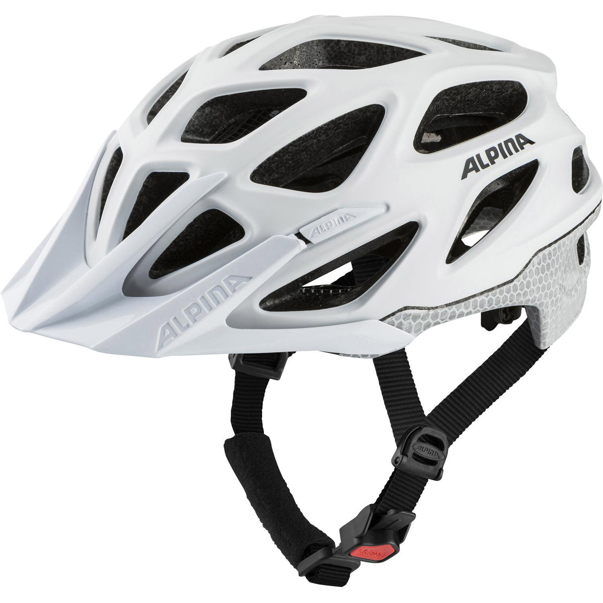 Alpina sports MTB helmet Mythos reflective 52-57 white