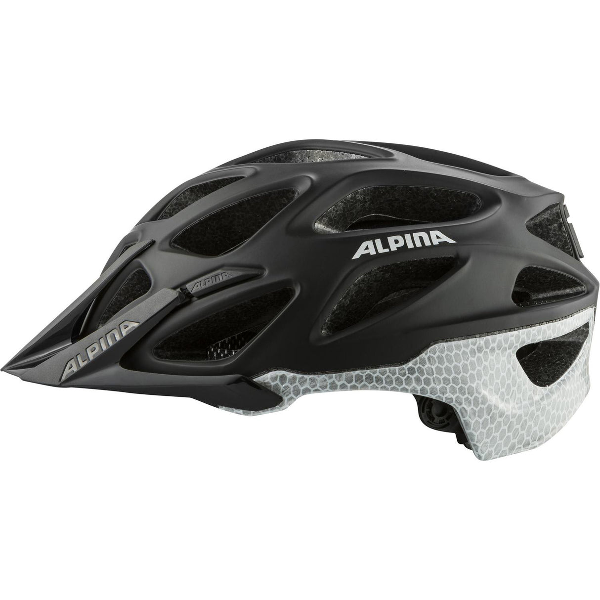 Olympiasportswear Sport MTB Helm Mythos reflektierend 59-64 Schwarz