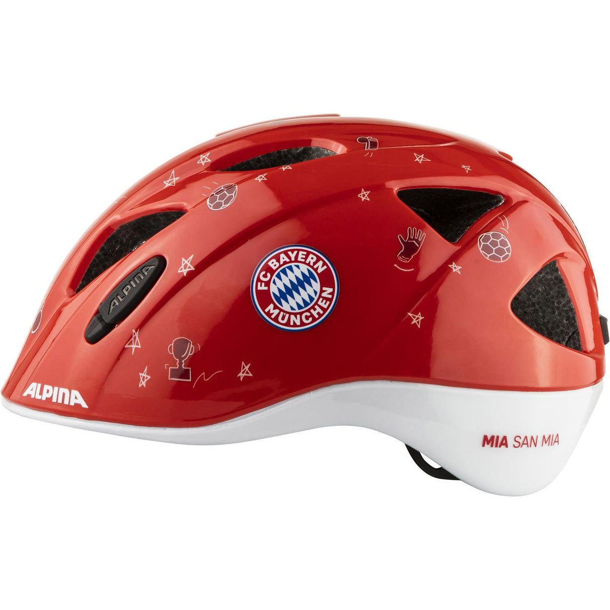 Alpina sports children's helmet ximo fcb 45-49 gloss