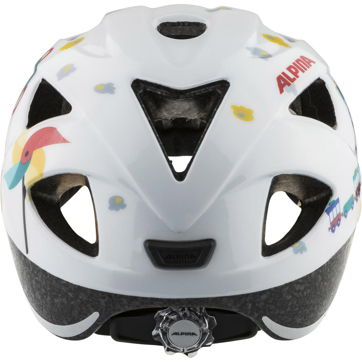 Alpina sports children's helmet ximo white bear 49-54 gloss