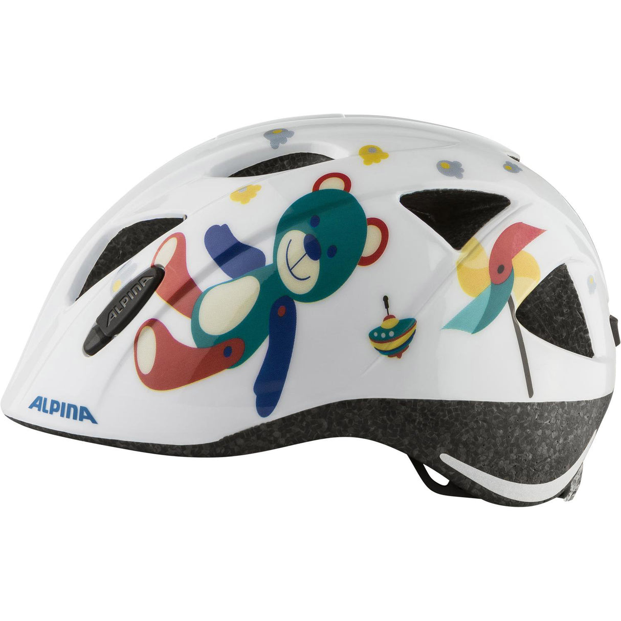 Alpina sports children's helmet ximo white bear 49-54 gloss