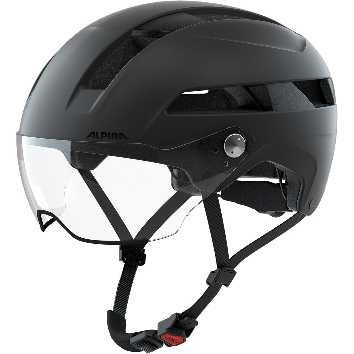 Mat de casco de bicicleta Olympic Sportswear Soho SoHo Black 55-59 cm