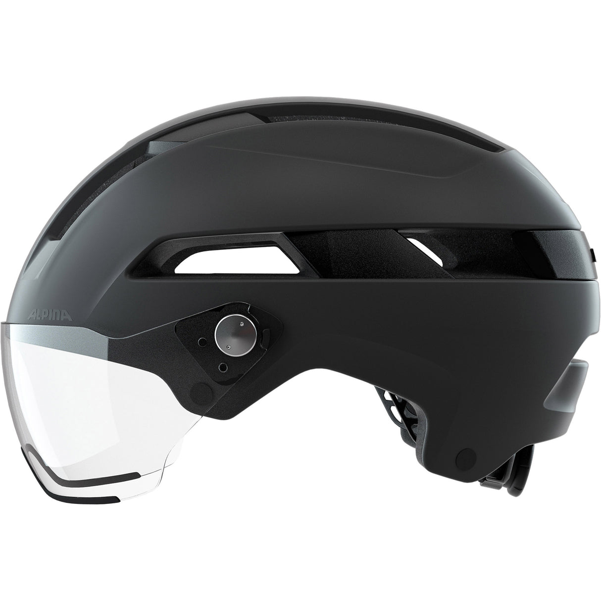 Visor Soho Visor Soho Casque Bicycle Mat noir 55-59 cm