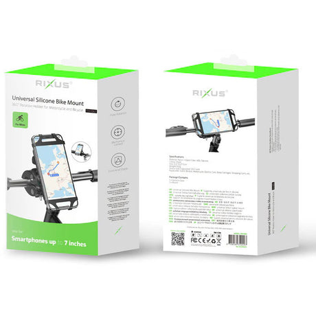 Olympic sportswear rixus phone holder rxhb61 3.5-7 silicone black