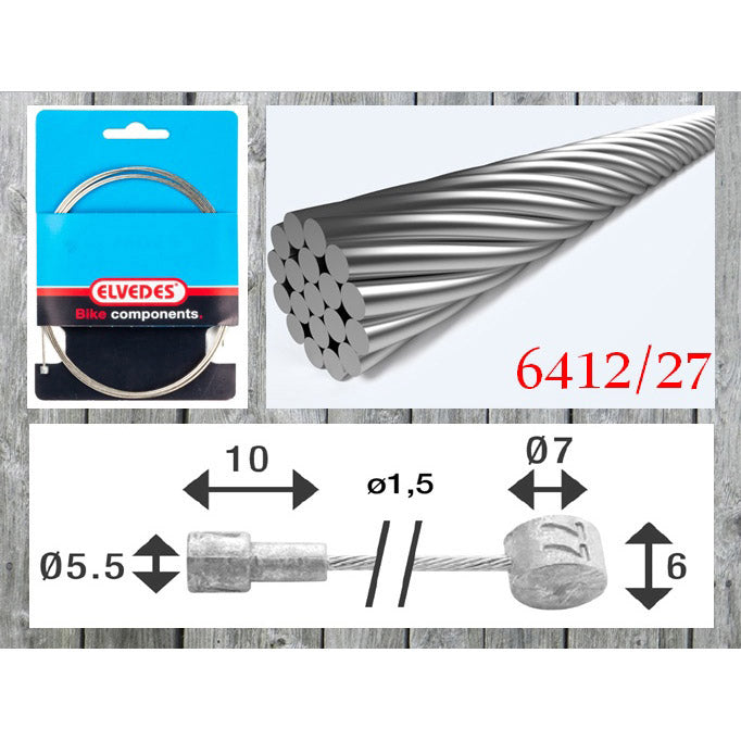 Throttle Cable Inside Elvedes Universal 4T (2009004)