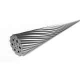 Elvedes brake inner cable 2,000 mm 1×19 thread stainless steel ø1.5mm with V-nipple ø5.5 × 10