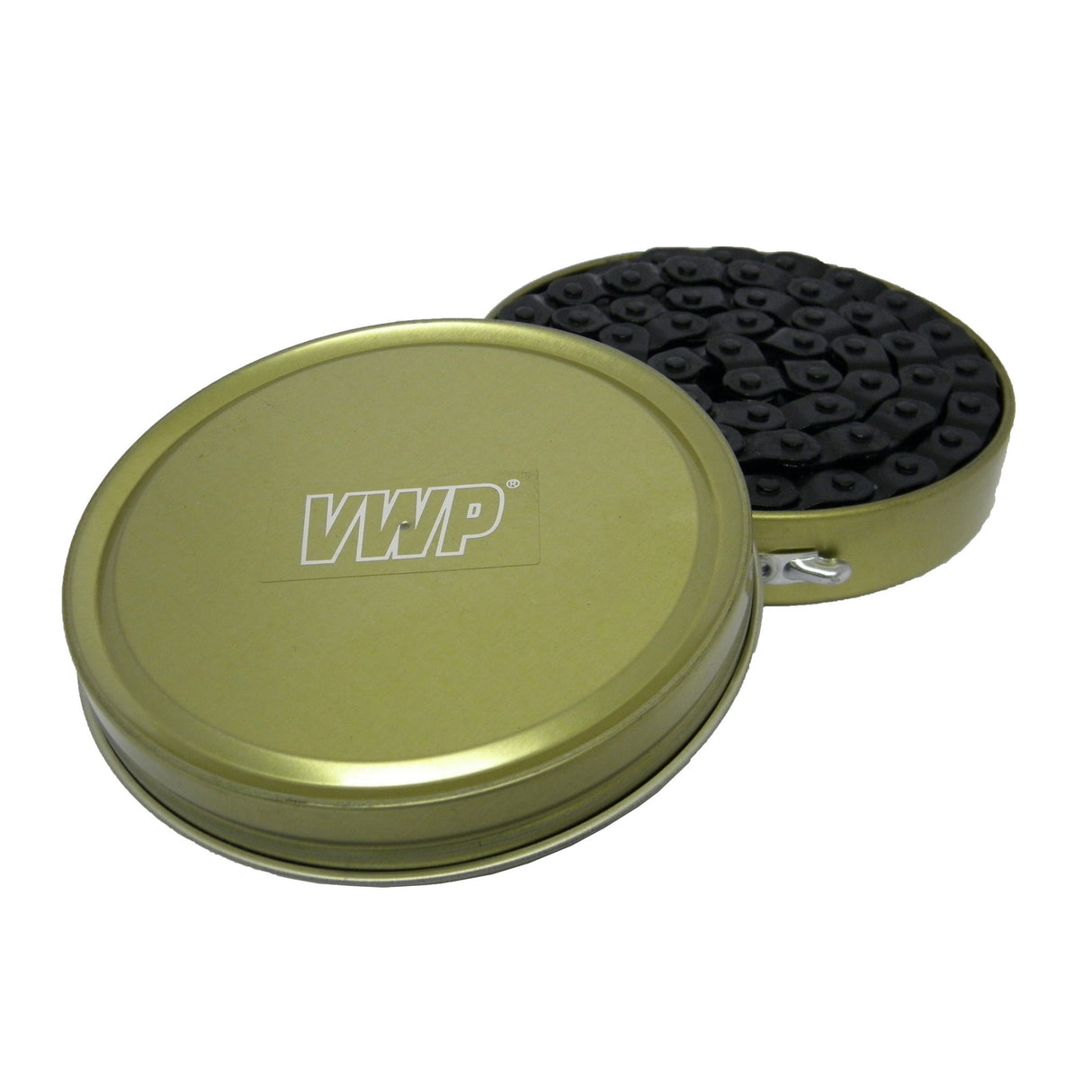 Slabhra VWP 1 2-1 8 102 bmx fs teflon brataithe (i stáin) dubh