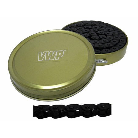 Slabhra VWP 1 2-1 8 102 bmx fs teflon brataithe (i stáin) dubh