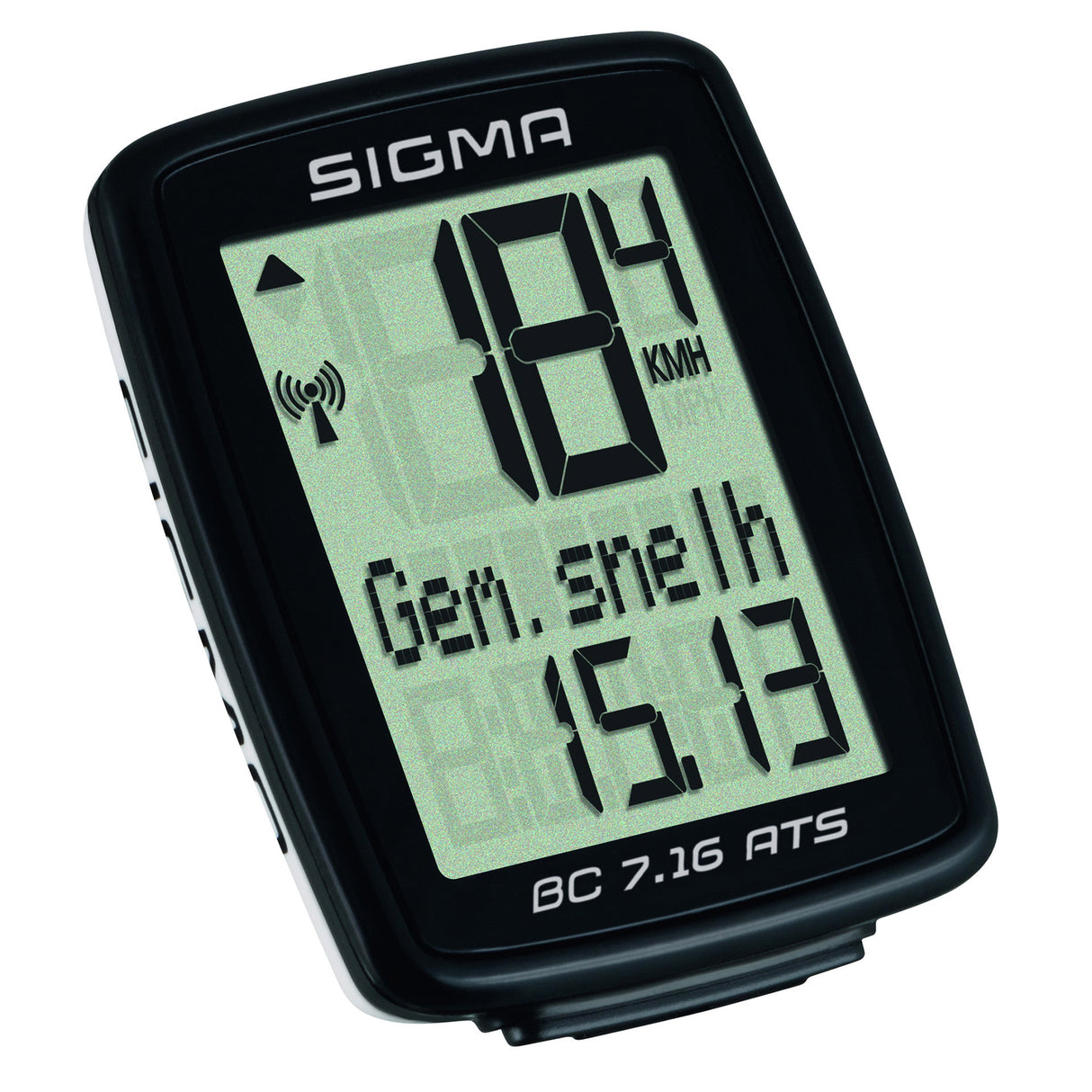 Sigma Fietscomputer BC 7.16 ATS zwart