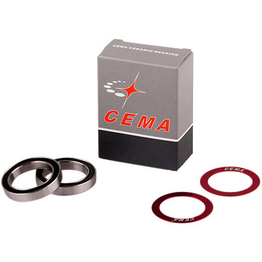 CEMA KOGELLLAGER PLAUX POUR UN BRACKET DE 30 mm Rouge en acier inoxydable