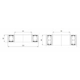 Rolamento de esferas Union CB-462 17x30x7