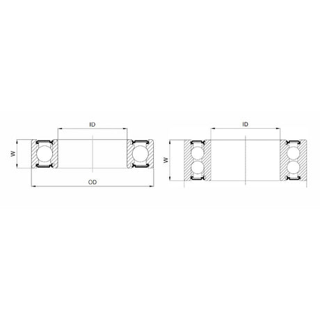 Rolamento de esferas Union CB-462 17x30x7