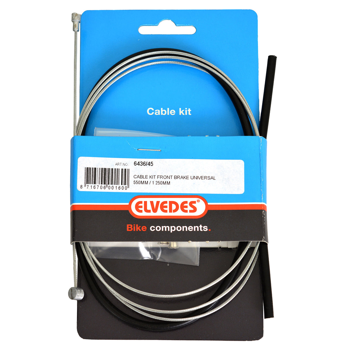 Preference cable Set Universal 550 1250 mm Black