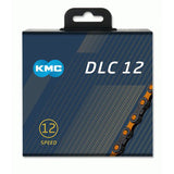 KMC BICYCLE Chain DLC 12 126 Schakels - Oranjezwart (272G)