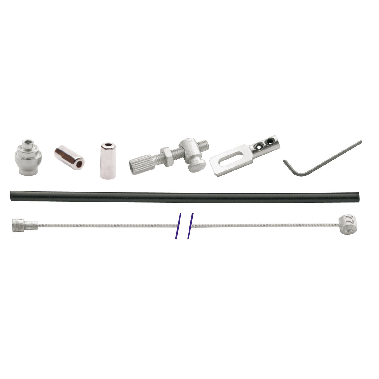 Rear drum brake cable with hook (universal)