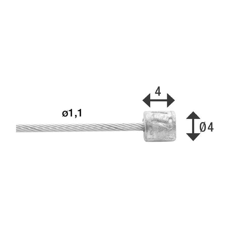 Elvedes Link innen 2250 mm (100) 6472rvs-49-Box