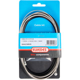 ELVEDES REM Cabel Kit 2 Nippel 1700 mm 2350 mm Edelstahl schwarz