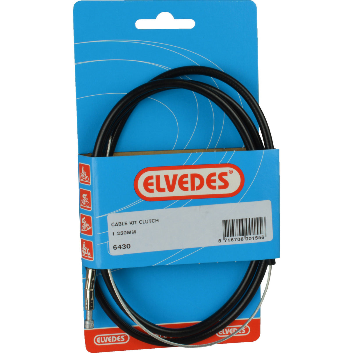 Elvedes clutch cable kit universal short 6430