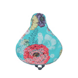 Basil Bloom Field Saddle Cover Blue