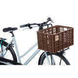 Basil bicycle crate L - large - 40 liters - brown
