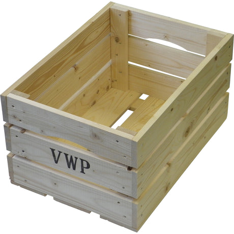 Bicycle Crate Wood Natural 40 litros