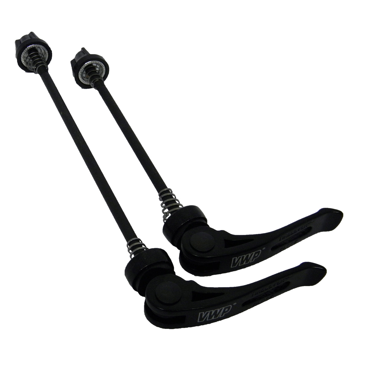 Vwp snelspanner set voor en achter zwart