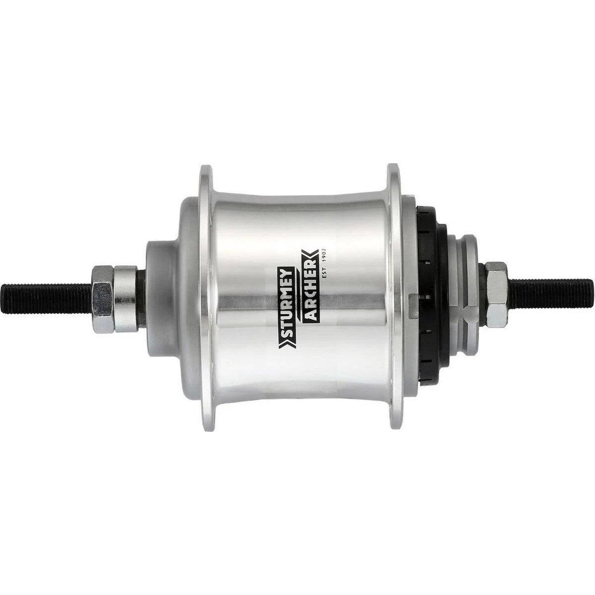 Sturmeyarcher Gear Hub 2 rychlostní Sturmey Archer A2 Automatic Free Hunds 36 otvory stříbro