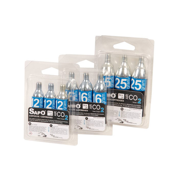 Sapo air cartridges (3) 25gr. co2 blister