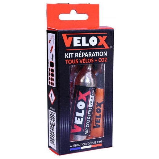 Velox -reparationssats med CO2 -mönster 16G och tryckregulator