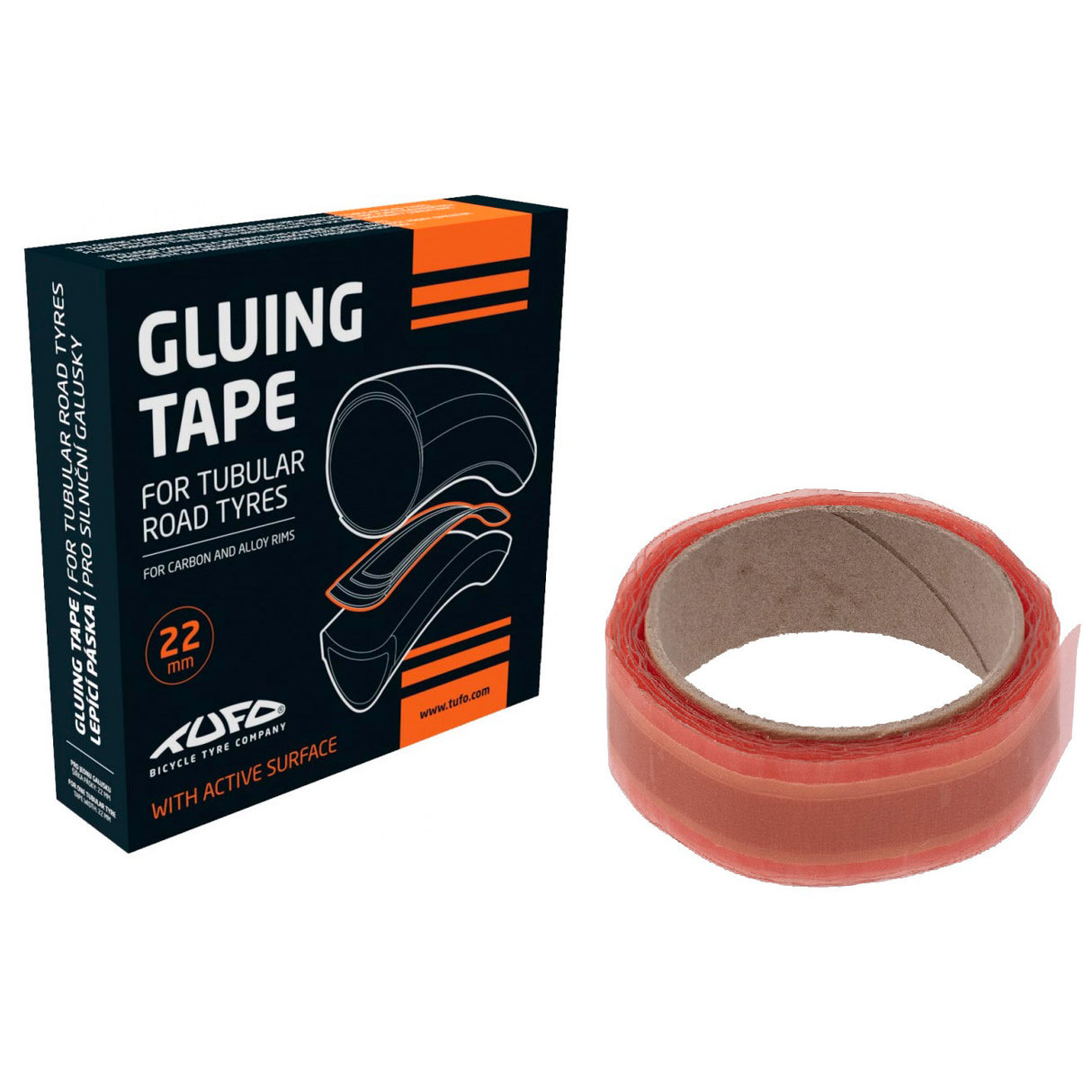 TUFO dubbelsidig tejp för rör 22mm 700C