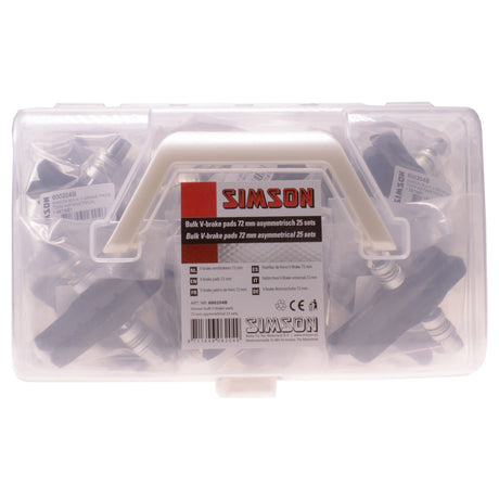 Simson v-brake brake pad wp box a 25 set