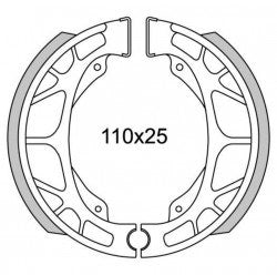 NewFren Brake Block Set FD0256 RS-50 (2007) til