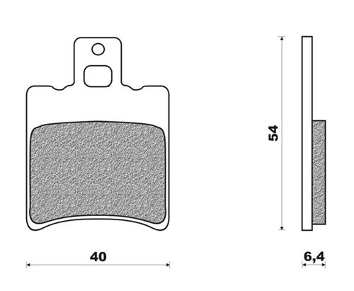 Disc brake pad fd0197 sr neo's