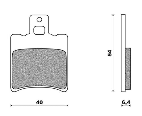 Disc brake pad fd0197 sr neo's
