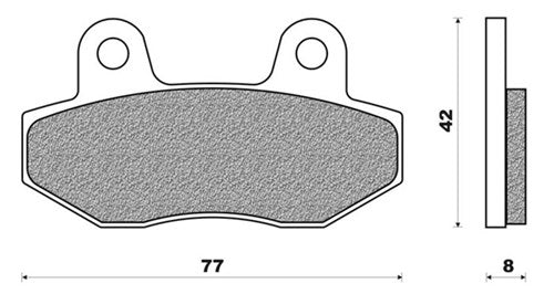 Disc brake pad fd0358 china speedfight 3