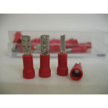 Bofix cable lug connector 2.8 female red (p25)
