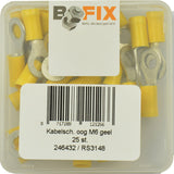 Bofix cable lug and eye M6 yellow (25 pcs)