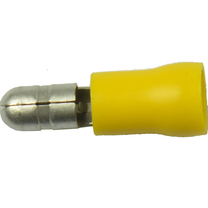 Bofix -Kabelschuhverstärker -Stecker um 4,0 Gelb (25st)