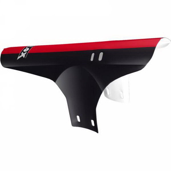 Velox front mudguard mtb black red